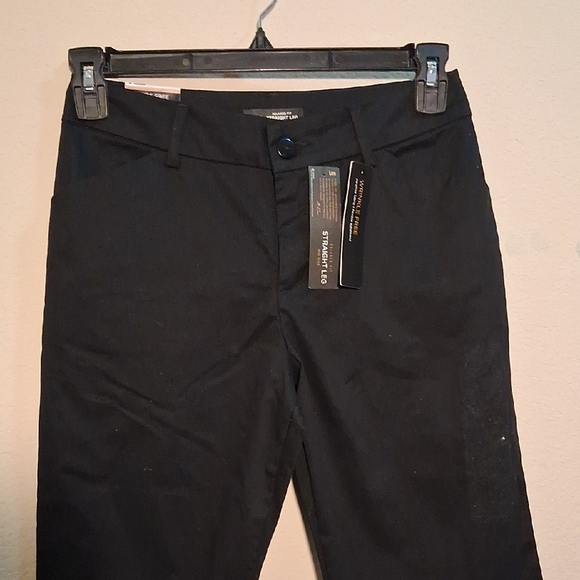 Lee Pants - Lee Women's Straight Leg Pants - Black